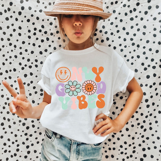 Only Good Vibes ~  Youth Girls Shirt